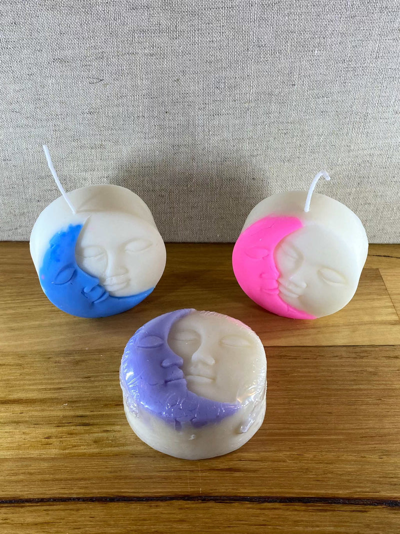 A Touch of Sage - Moon Sun Face Candle