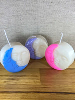 A Touch of Sage - Moon Sun Face Candle