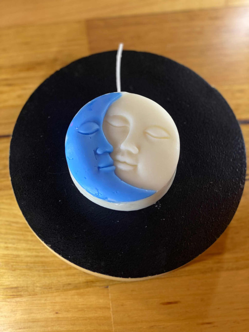 A Touch of Sage - Moon Sun Face Candle