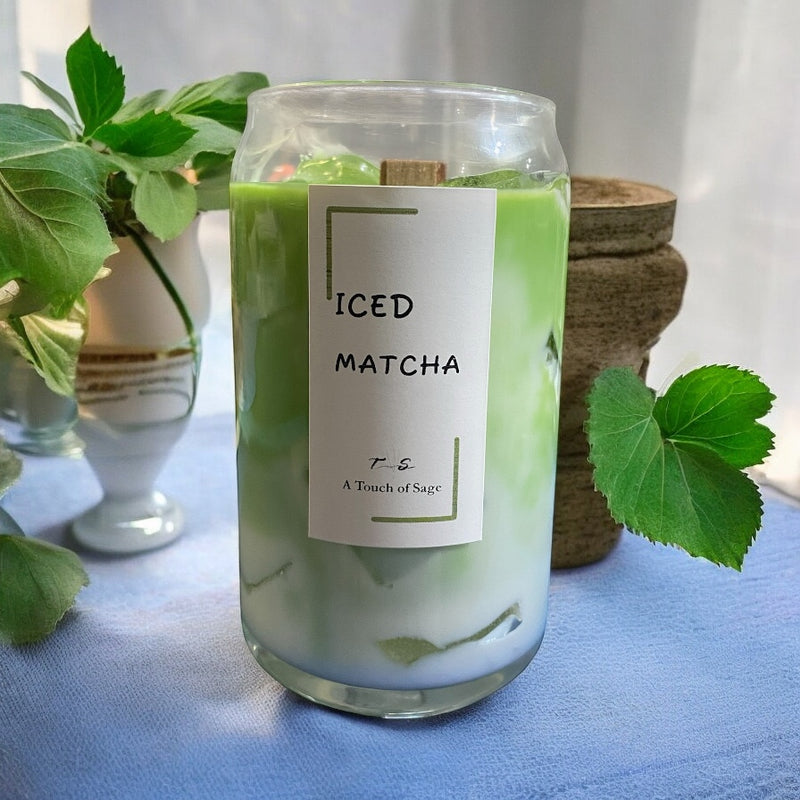 Iced Matcha Latte - Dessert Candle
