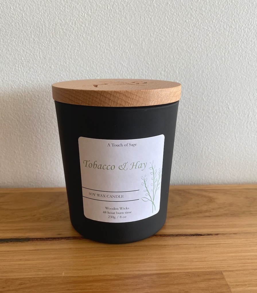 Tobacco and Hay Candle